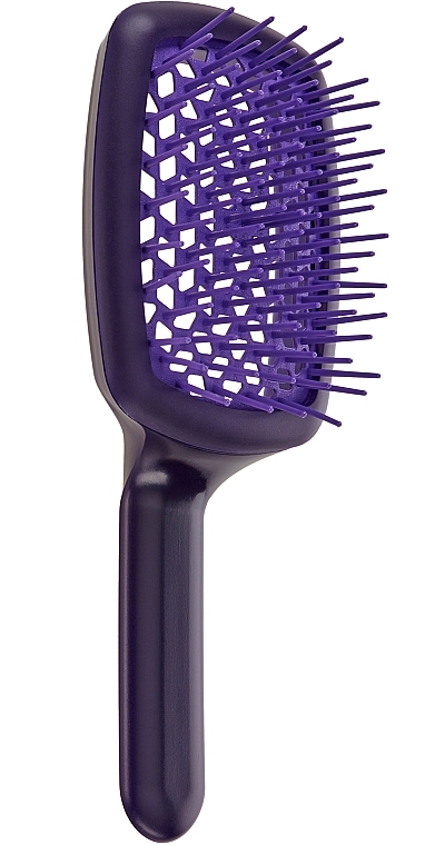 Szczotka do włosów SP508.A, fioletowa - Janeke Curvy M Extreme Volume Vented Brush Violet — Zdjęcie N1