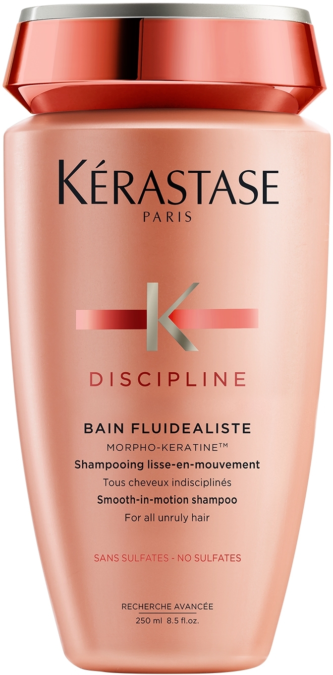 Kąpiel dyscyplinując do wszystkich rodzajów włosów - Kerastase Discipline Bain Fluidealiste Smooth-In-Motion Shampoo Gentle No Sulfates — Zdjęcie 250 ml