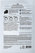 Oczyszczająca maska do twarzy w płachcie z węglem aktywnym - The Saem Natural Charcoal Mask Sheet — Zdjęcie N2