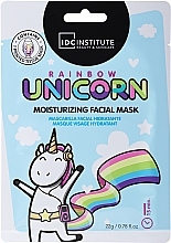 Nawilżająca maseczka do twarzy - IDC Institute Rainbow Unicorn Moisturizing Facial Mask — Zdjęcie N1