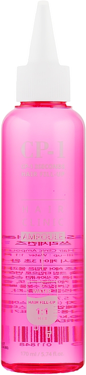 Wypełniacz do włosów z hydrolizowanym kolagenem i jedwabiem - Esthetic House CP-1 3 Seconds Hair Ringer Hair Fill-up Ampoule — Zdjęcie N2