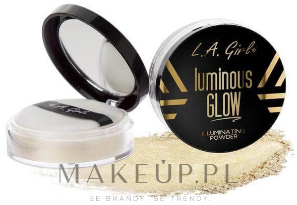 Puder rozświetlający - L.A. Girl Luminous Glow Illuminating Powder — Zdjęcie GLP694 - 24K