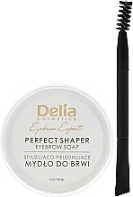 Kup PRZECENA! Stylizująco-pielęgnujące mydło do brwi - Delia Eyebrow Expert Perfect Shaper Eyebrow Soap *