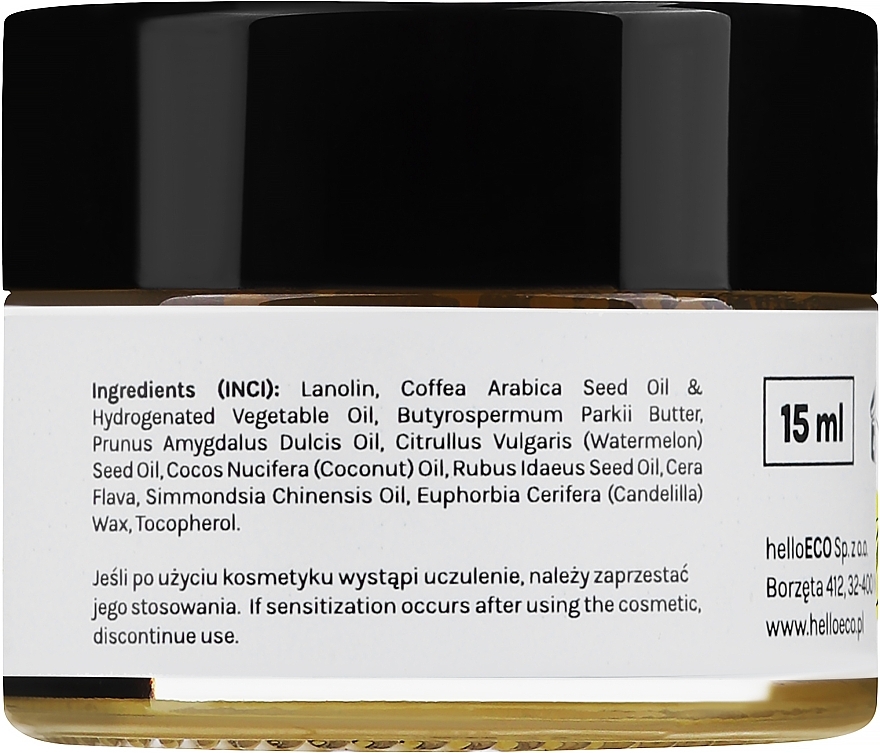 PRZECENA! Kawowy balsam do ust - Hello Eco Coffee Lip Balm * — Zdjęcie N2