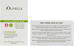 Kup Mydło do twarzy i ciała na bazie oliwy z oliwek - Olivella Face & Body Soap Olive