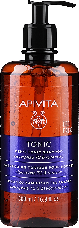 Szampon dla mężczyzn przeciw wypadaniu włosów - Apivita Men’s Tonic Shampoo — Zdjęcie N3