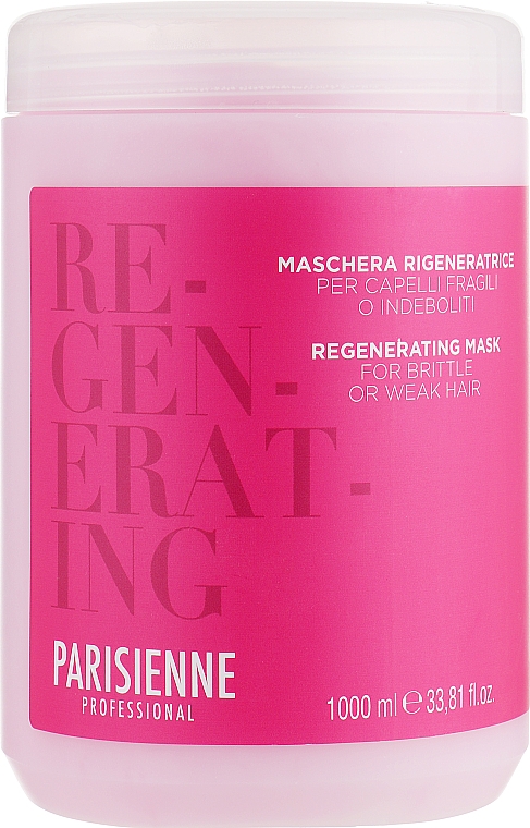 Rewitalizująca maska do włosów, różowa - Parisienne Italia Evelon Regenerating Cream — Zdjęcie N1