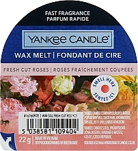 Wosk zapachowy - Yankee Candle Fresh Cut Roses Wax Melt — Zdjęcie N1