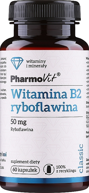 Suplement diety Witamina B2-ryboflawina - PharmoVit  — Zdjęcie N1