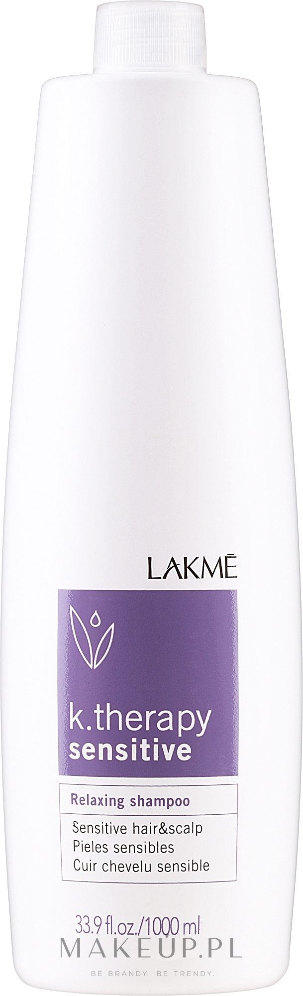 Delikatny szampon z alantoiną do wrażliwej skóry głowy - Lakmé K.Therapy Sensitive Shampoo — Zdjęcie 1000 ml