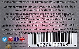 Mydło Przyprawy orientalne i kwiat wiśni - The English Soap Company Oriental Spice and Cherry Blossom Guest Soaps — Zdjęcie N2
