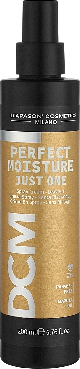 Nawilżający krem w sprayu do włosów - DCM Perfect Moisture Just One Spray Cream Leave-in — Zdjęcie N1