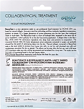 Terapia kolagenowa z morskimi pierwiastkami śladowymi - Beauty Face Collagen Hydrogel Mask — Zdjęcie N2