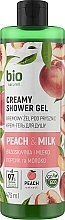 Krem-żel pod prysznic Peach & Milk - Bio Naturell Creamy Shower Gel — Zdjęcie N1