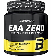 Kompleks aminokwasów o smaku mrożonej herbaty brzoskwiniowej - BioTechUSA EAA Zero Peach Ice Tea Essential Amino Acid Drink Powder — Zdjęcie N1