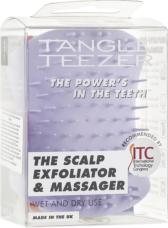 Złuszczająca szczotka do skóry głowy - Tangle Teezer The Scalp Exfoliator & Massager Lavender Lite — Zdjęcie N4