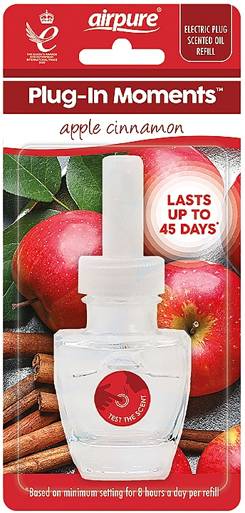 Dyfuzor zapachowy - Airpure Plug-In Moments Refill Apple Cinnamon — Zdjęcie N1