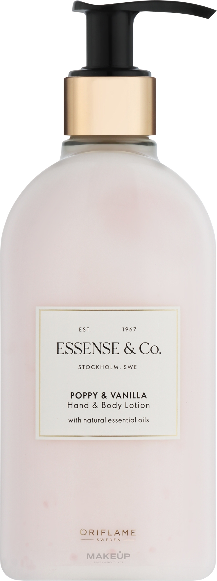 Balsam do rąk i ciała Mak i wanilia - Oriflame Essense & Co Poppy & Vanilla Hand & Body Lotion — Zdjęcie 300 ml