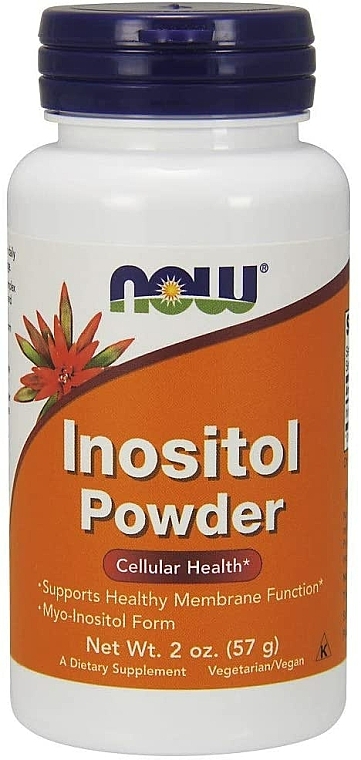 Inozytol w proszku - Now Foods Inositol Powder — Zdjęcie N1