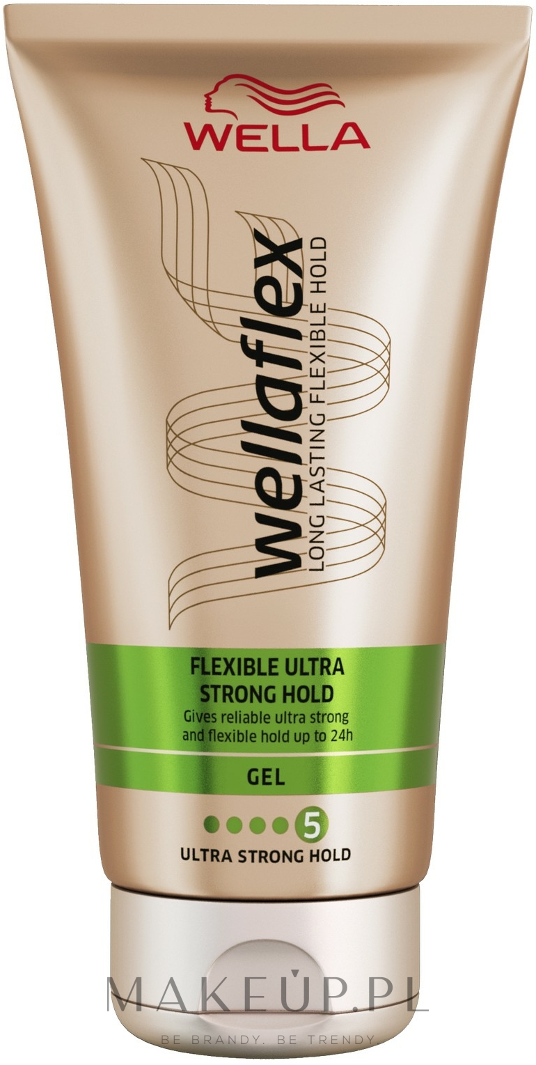 Supermocny żel do stylizacji włosów - Wella Wellaflex Flexible Ultra Strong Gel — Zdjęcie 150 ml