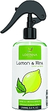 Aromatyczny spray do domu - Lorinna Paris Lemon & Mint Scented Ambient Spray — Zdjęcie N1