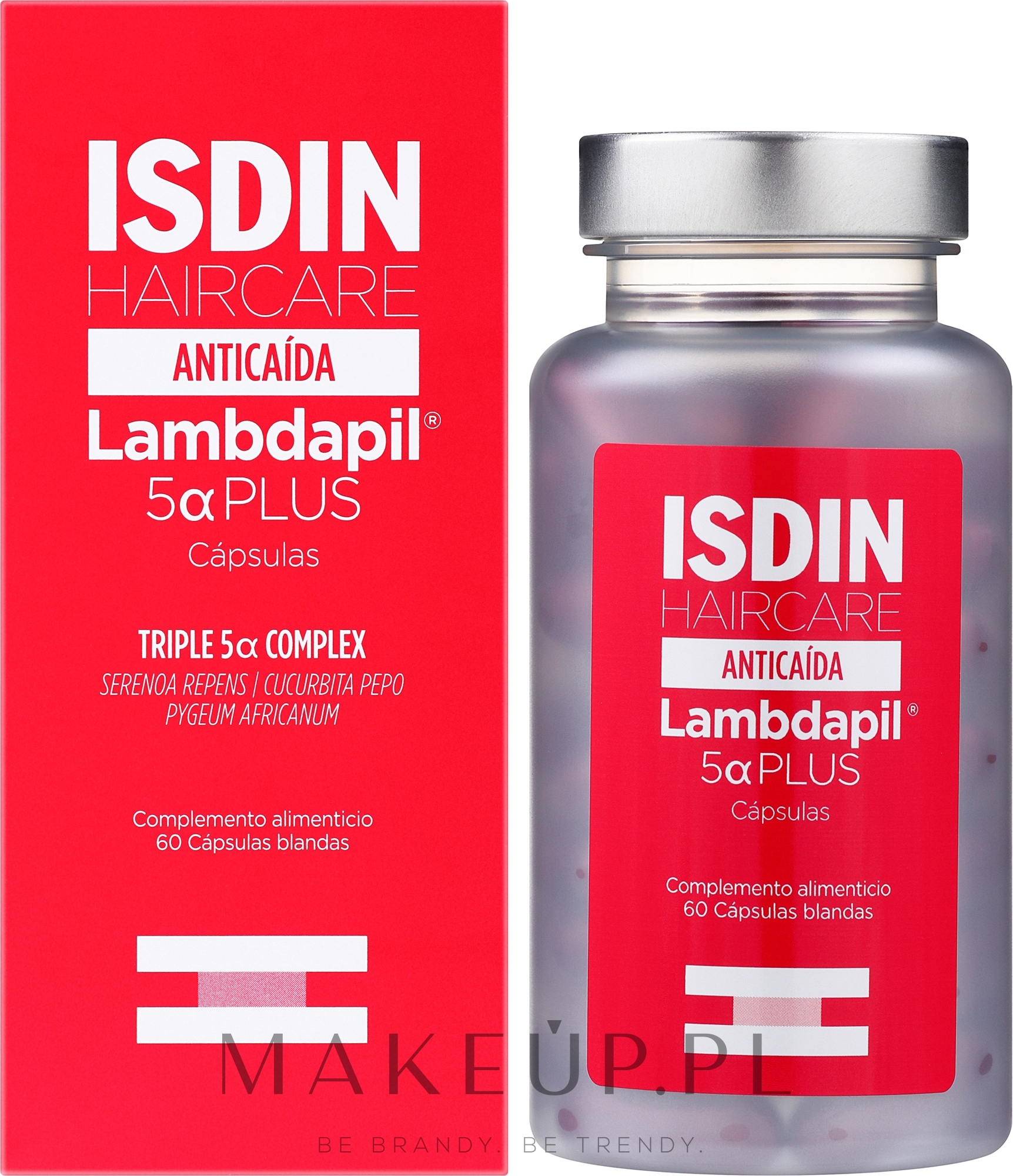 Suplement diety przeciw wypadaniu włosów w kapsułkach - Isdin Lambdapil 5a Plus Anti Hair Loss — Zdjęcie 60 szt.