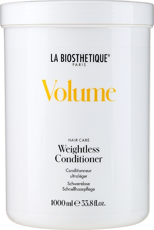 Lekka odżywka dodająca objętości włosom - La Biosthetique Volume Weightless Conditioner — Zdjęcie N2