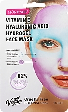 Kup Maska w płachcie do twarzy z kwasem hialuronowym i witaminą E - Mond'Sub Vitamin E Hyaluronic Acid Hydrogel Face Mask