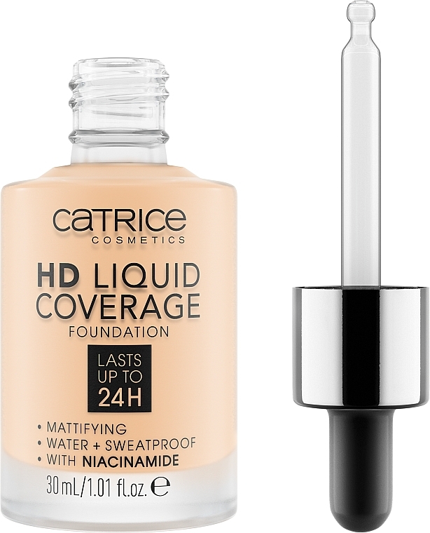 Płynny podkład kryjący do twarzy - Catrice HD Liquid Coverage Foundation — Zdjęcie N2