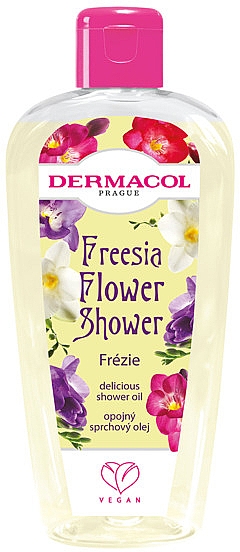 Olejek pod prysznic - Dermacol Freesia Flower Shower Oil — Zdjęcie N1