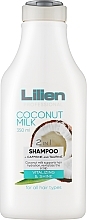 PRZECENA! Uniwersalny szampon do wszystkich rodzajów włosów - Lilien Coconut Milk 2v1 Shampoo * — Zdjęcie N1