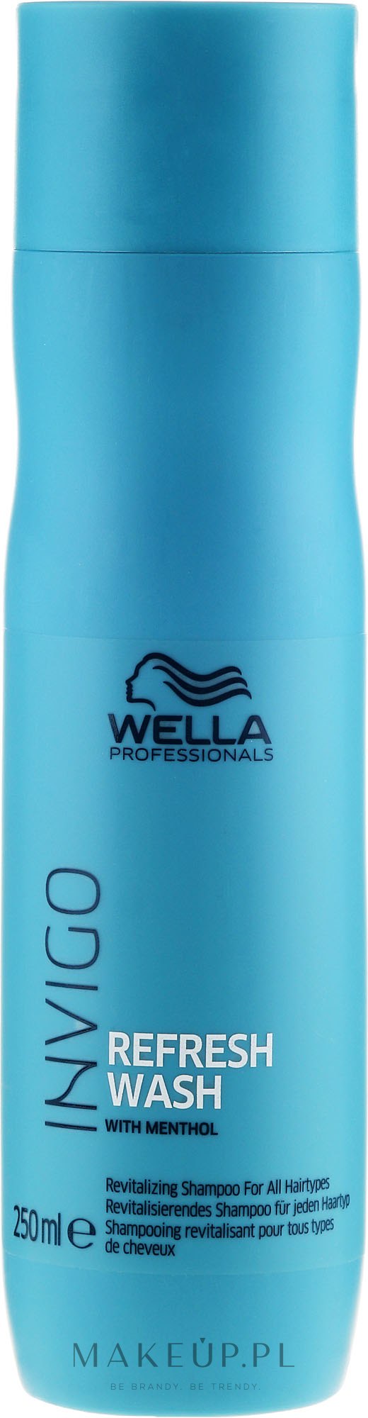 Odświeżający szampon z miętą do włosów - Wella Professionals Invigo Balance Refresh Wash Revitalizing Shampoo — Zdjęcie 250 ml