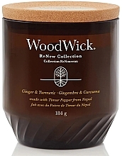 PRZECENA! Świeca zapachowa w szklance - Woodwick ReNew Collection Ginger & Turmeric Candle * — Zdjęcie N1