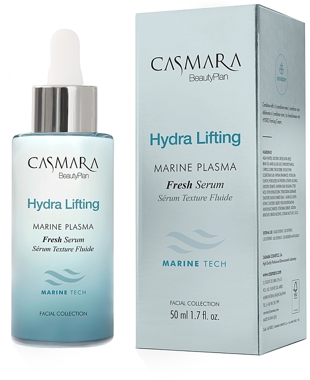 Ujędrniające serum odświeżające 24 godziny Ocean Miracle - Casmara Hydra Lifting Marine Plasma Fresh Serum — Zdjęcie N1