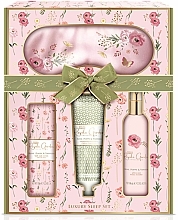 Zestaw - Baylis & Harding Royale Garden Rose, Poppy & Vanilla Luxury Beauty Sleep Gift Set (b/lot/130ml + bath/salt/150g + spray/100ml + eye/mask/1pcs) — Zdjęcie N1