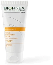 Krem przeciwsłoneczny - Bionnex Preventiva Tinted Sunscreen Cream Spf 50+ — Zdjęcie N1