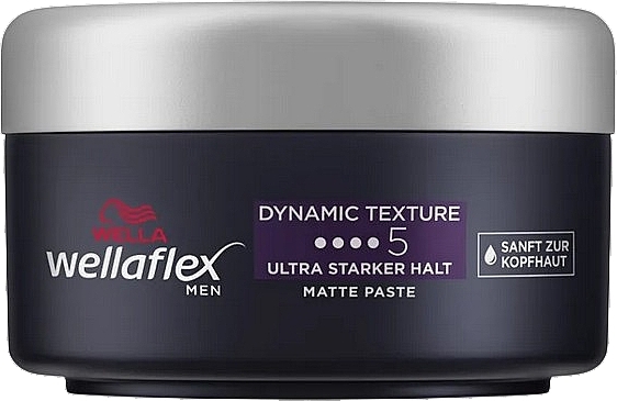 Matowa pasta do układania włosów dla mężczyzn - Wella Wellaflex Men Dynamic Texture Matte Paste  — Zdjęcie N1