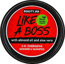 Energizujący szampon-żel pod prysznic 2 w 1 dla mężczyzn Like A Boss - Beauty Jar 2 in 1 Energizing Shower & Shampoo — Zdjęcie N2