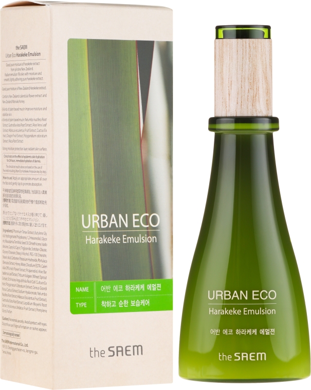 Wegańska emulsja do twarzy z 83% ekstraktu z nowozelandzkiego lnu - The Saem Urban Eco Harakeke Emulsion — Zdjęcie N4