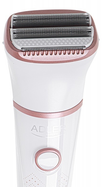 Bezprzewodowa golarka elektryczna dla kobiet, biała - Adler Lady Shaver Wet & Dry Shaving AD 2941 — Zdjęcie N4