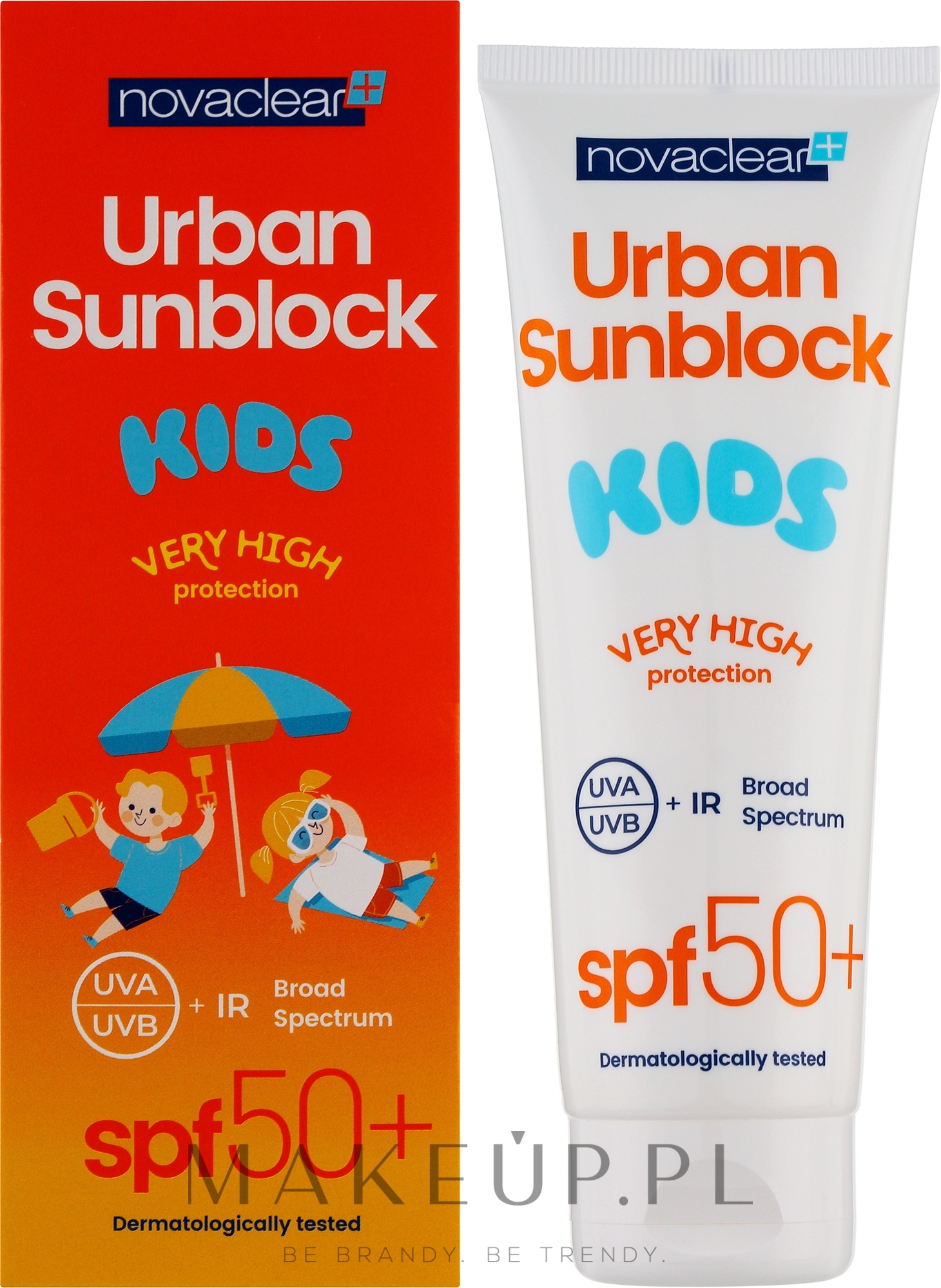 Krem przeciwsłoneczny dla dzieci SPF 50 - Novaclear Urban Sunblock Kids — Zdjęcie 125 ml