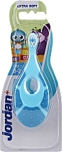 Kup Ekstramiękka szczoteczka do zębów dla dzieci 0–2 lata, niebieska - Jordan Step By Step