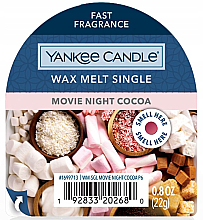 Kup Wosk zapachowy - Yankee Candle Movie Night Cocoa Wax Melt