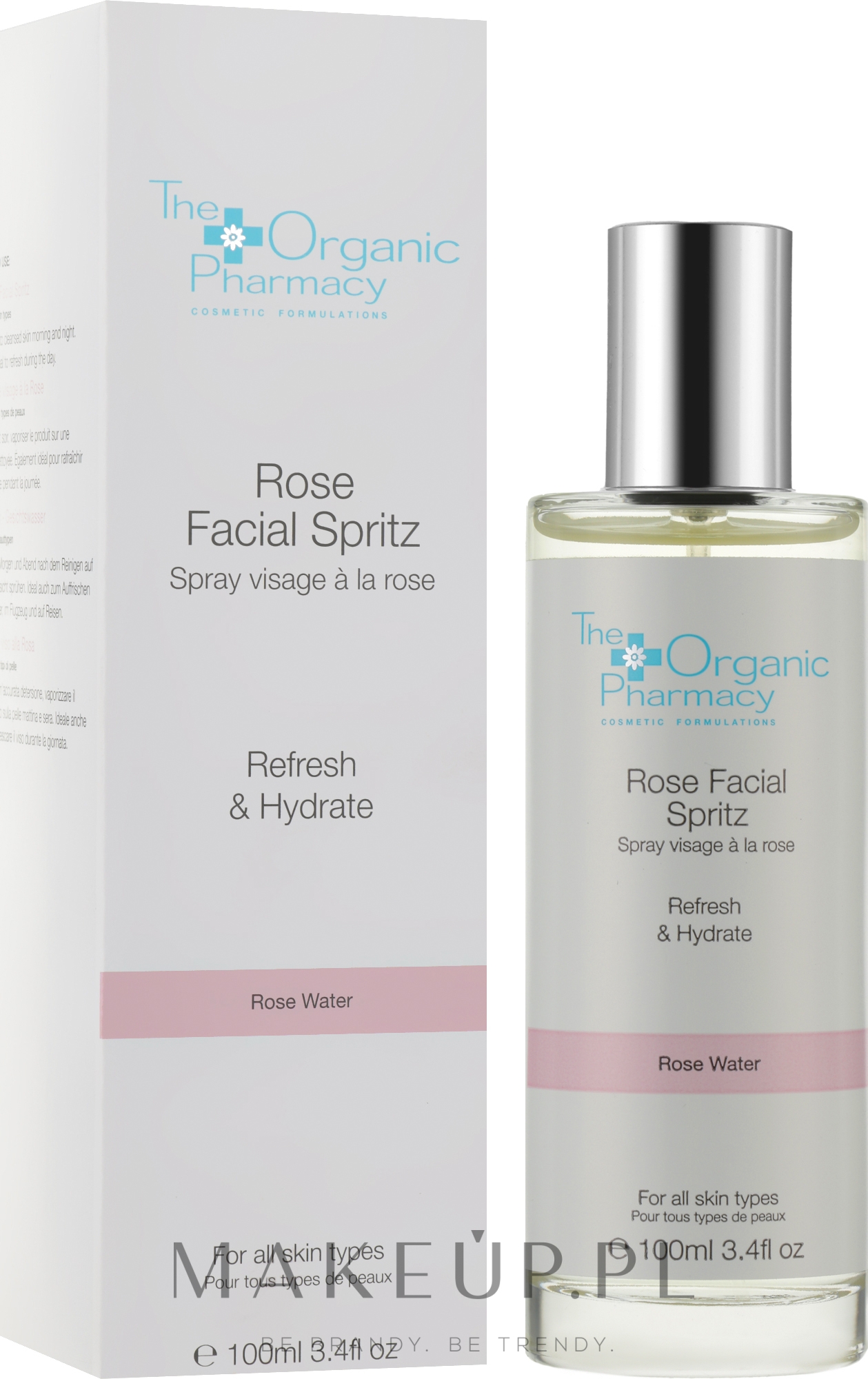 Spray do twarzy - The Organic Pharmacy Rose Facial Spritz — Zdjęcie 100 ml