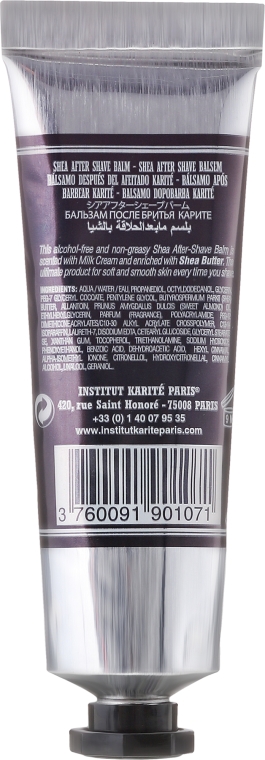 Balsam po goleniu - Institut Karite Milk Cream Shea After Shave Balm — Zdjęcie N2