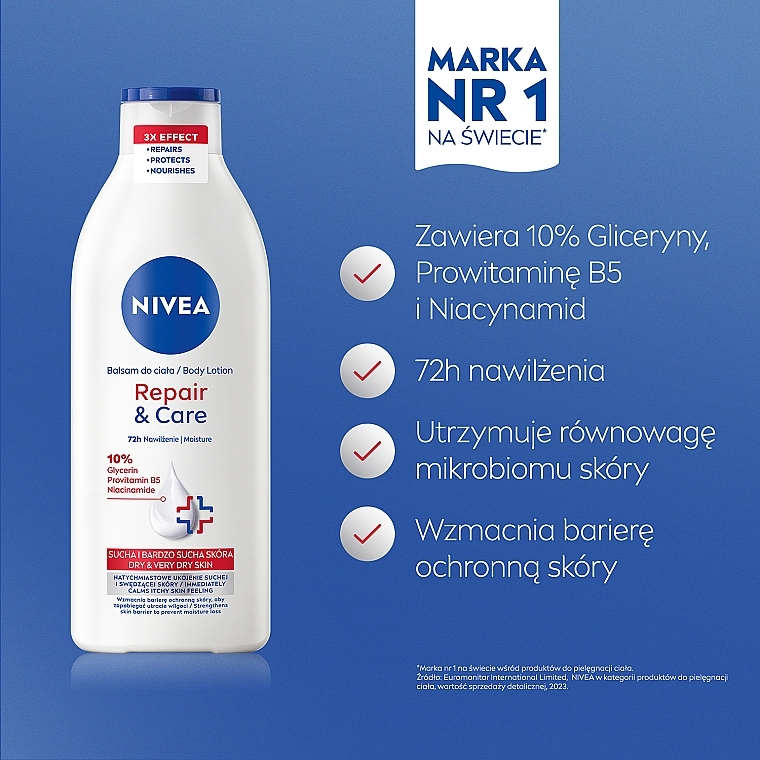 Regeneracyjny balsam do ciała - NIVEA Body Lotion — Zdjęcie N3