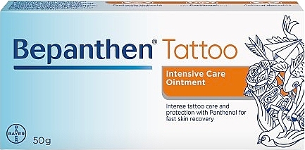 PRZECENA! Maść do pielęgnacji tatuaży - Bepanthen Tattoo Intense Care Ointment * — Zdjęcie N3