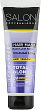 Kup Maska do włosów Totalna blondynka - Salon Professional Hair Mask Anti Yellow Total Blonde