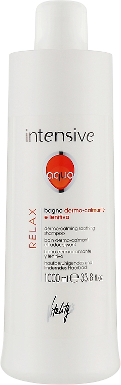 Łagodny szampon kojący - Vitality's Intensive Aqua Relax Dermo-Calming Shampoo — Zdjęcie N2