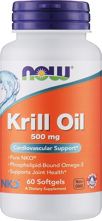 Olej z kryla antarktycznego, 500 mg - Now Foods Neptune Krill Oil Softgels — Zdjęcie N1